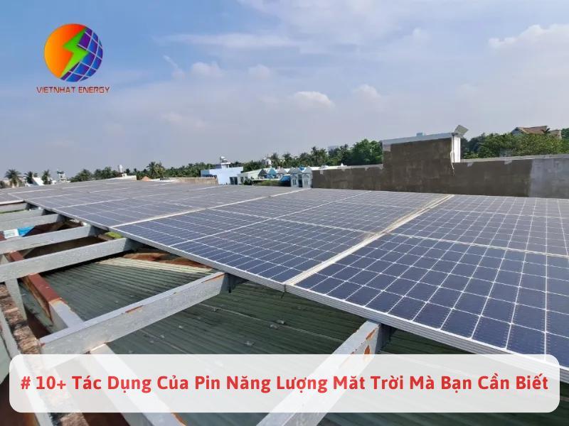 Tam pin nang luong mat troi chuyen doi anh sang thanh dien nang - mot trong nhung nguon nang luong sach gom